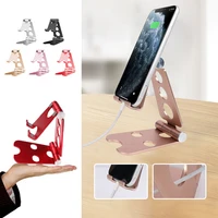 compatible large size alloy cellphone holder stand sturdy anti skid tablet stands for home office kitchen live streaming bracket