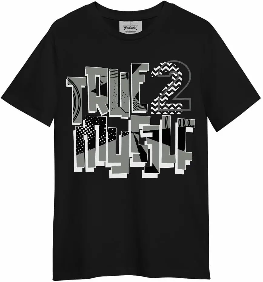 Рубашка Dunkare подходящая футболка унисекс с рисунком Paris Cement Grey 4s - для кроссовок