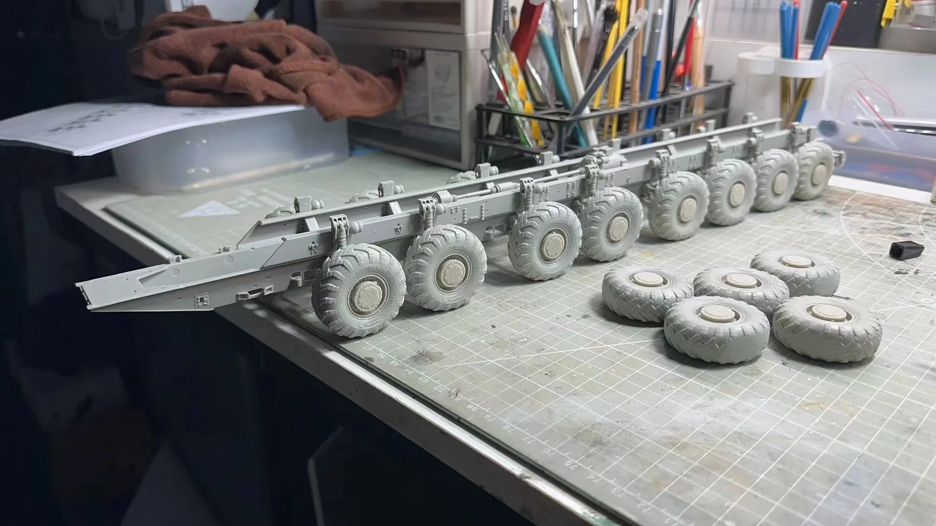 

STAG колеса для Topol-M ICBM (наборы Trumpeter) 16 резиновых колес 1/35