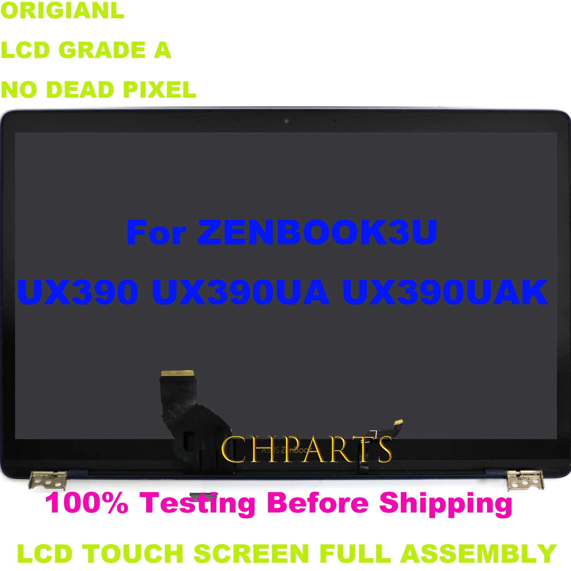 

12.5" 1080p Laptop Screen For Asus Zenbook 3 UX390 UX390U UX390UA UX390UAK Display Replacement Full Assembly