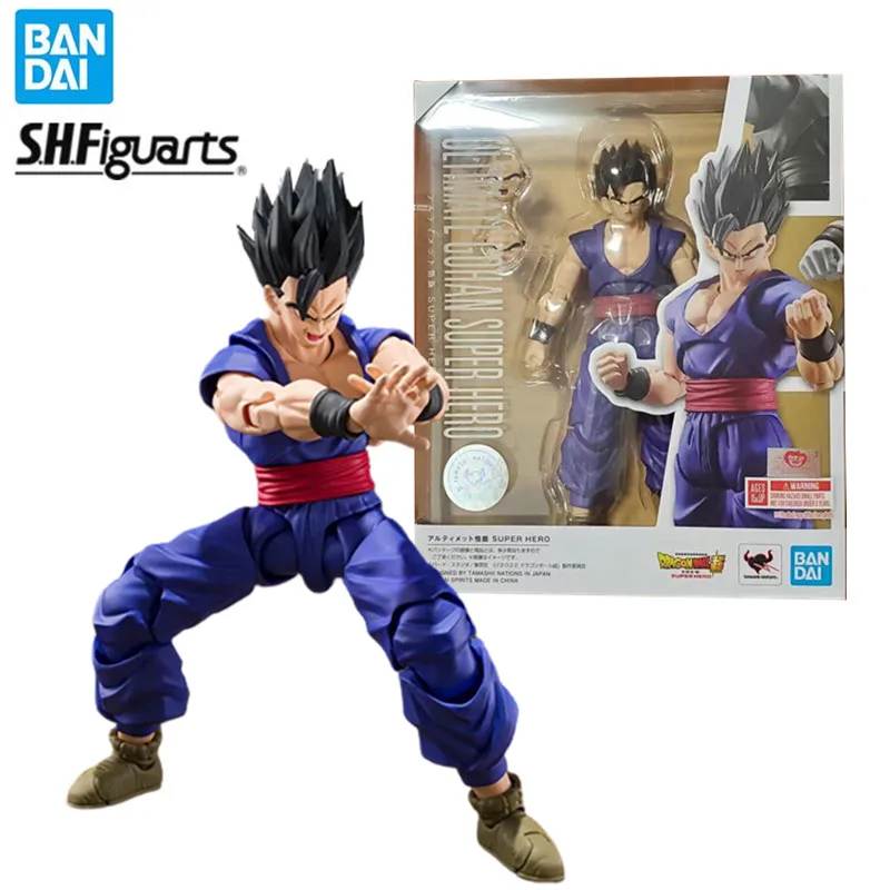 

Bandai Original Dragon Ball Z Ultimate SHFiguarts SON GOHAN Anime Figure Super Hero Collectible Action Figurine PVC Model Toys