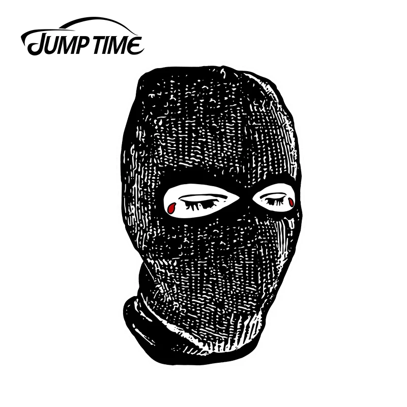 JumpTime 13x5,7 см Bandit Cry Crook Лыжная маска ноутбук мотоцикл шлем граффити наклейки креативная графика DIY Наклейка