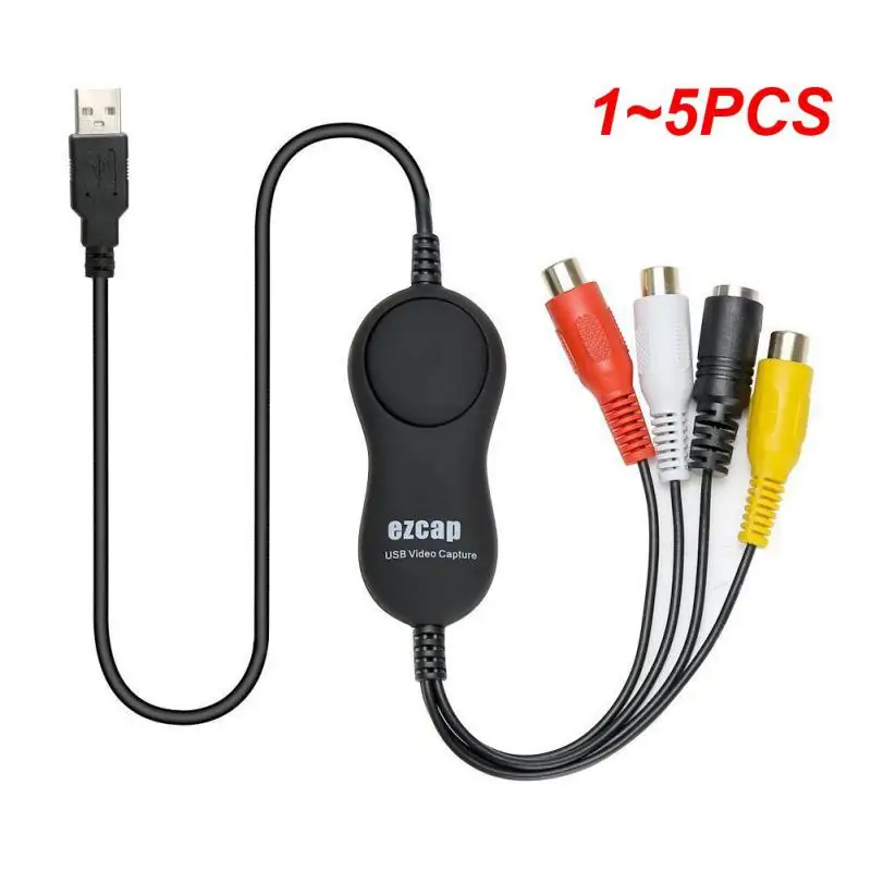 

1~5PCS Audio Video Capture Card New Capture Analog Video High Quality Digital File Usb 2.0 From Vhs Tv Tuner