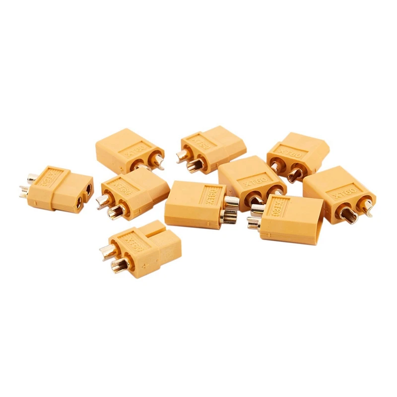 

10 Pairs RC XT60 Male & Female PAIR Battery Connector + Heat Shrink