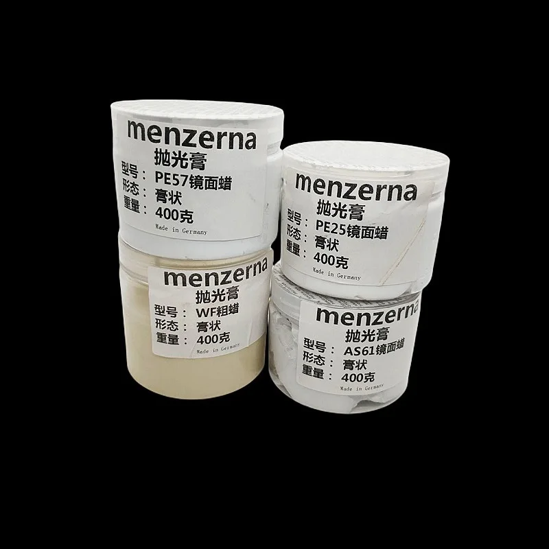 Фото 620 г Menzerna AS61/PE57/PE25 Окрашенная акриловая смола, паста для полировки зеркал, зеркальный/шлифовой воск, жидкий блеск, белый воск, полировальный воск №2
