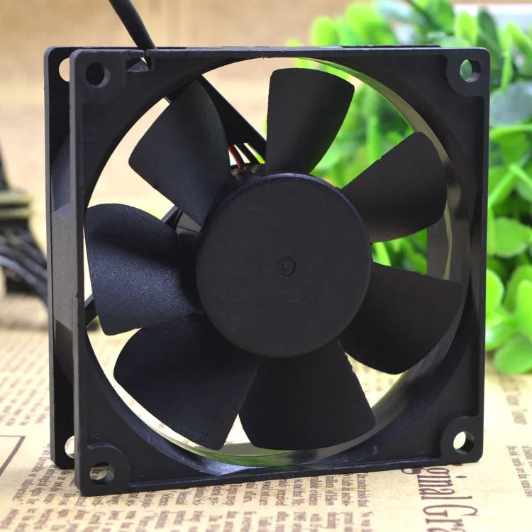 

ORIGINAL QIHONG AVC 8025 D8025B12M 8CM 12V 0.20A 3-WIRE DOUBLE BALL CASE FAN