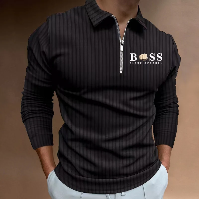 

A semi-summer music suit, a casual polo with a solid brand logo, 2023