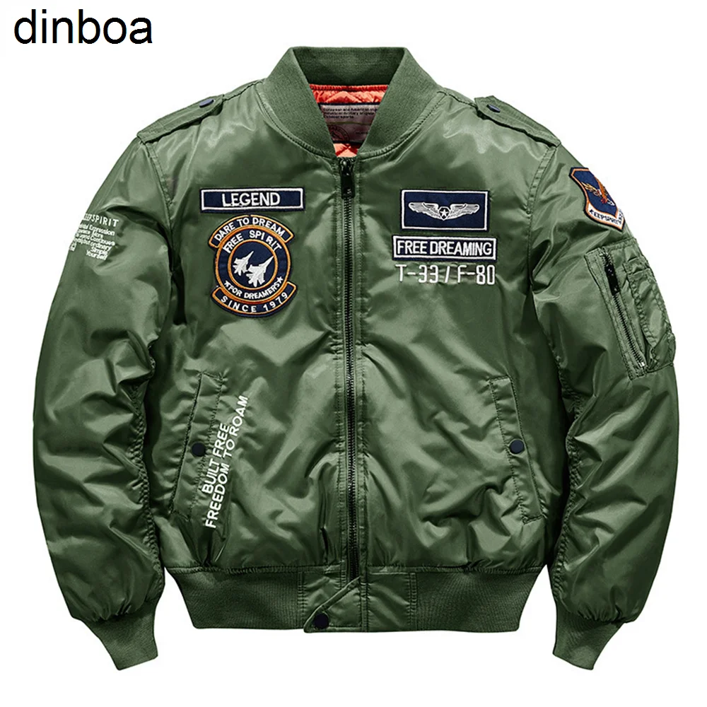 

Мужская осенне-зимняя Толстовка Dinboa-2022, утепленная теплая куртка, ветровка, повседневный Топ, высококачественные куртки-бомберы