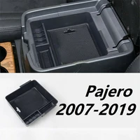 car armrest box storage center console storage box for mitsubishi pajero v93 v97 v98 2007 2019