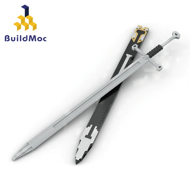 

Конструктор MOC Scabbard, крест, рыцарь, оружие, меч, средневековый легендарный самурайский оружие, оружие воина, игрушки подарки на день рождения ребенка