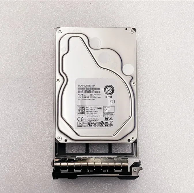 

R730 2 ТБ 2T 12GB 3,5 'SAS MG04SCA20ENY 0HHX14 HHX14 жесткий диск hdd
