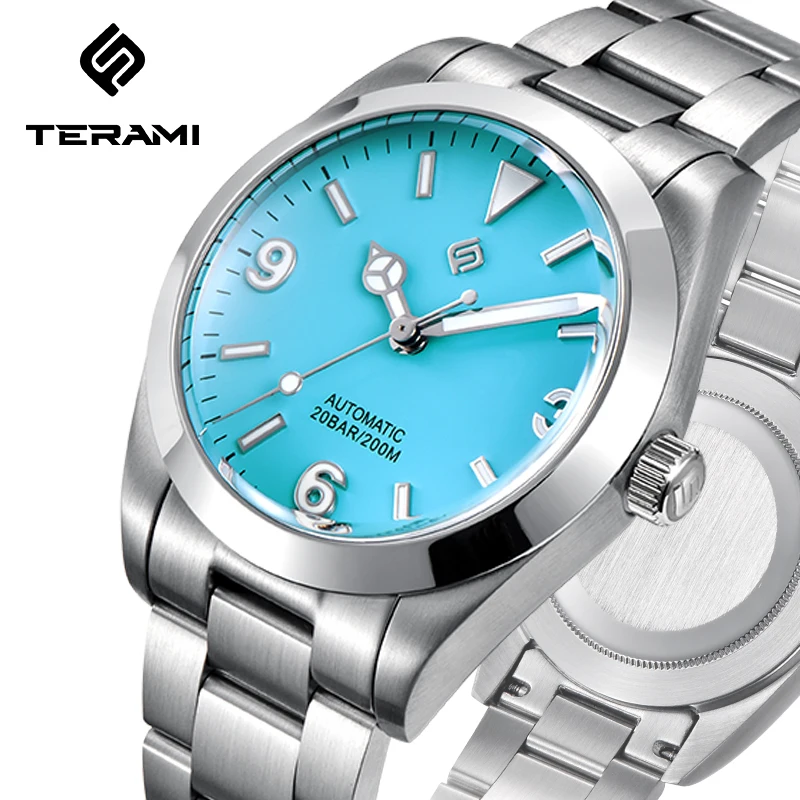 LIGE TERAMI NH35 Роскошные механические наручные часы 20 бар водонепроницаемые