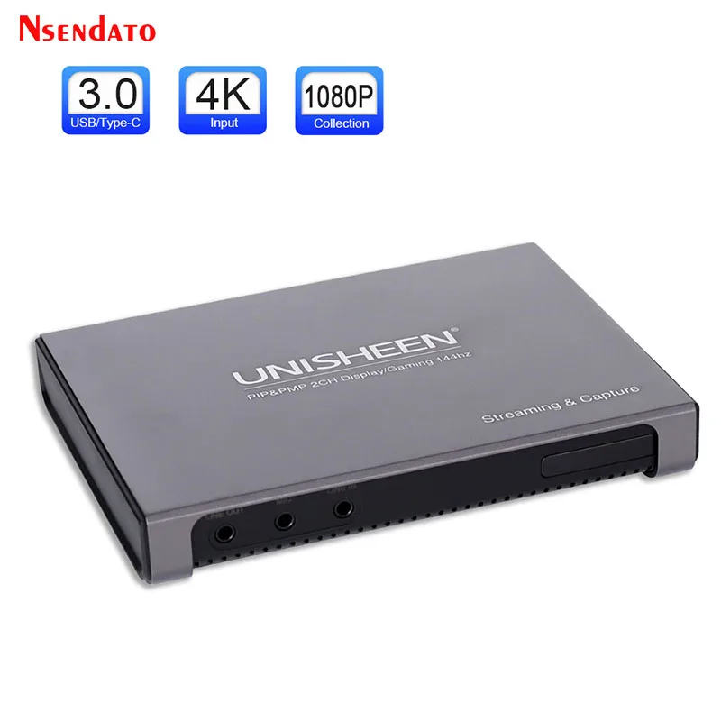 

Захват видеозахвата 4K 60 Гц HDMI, USB 3,0 1080p 144FPS