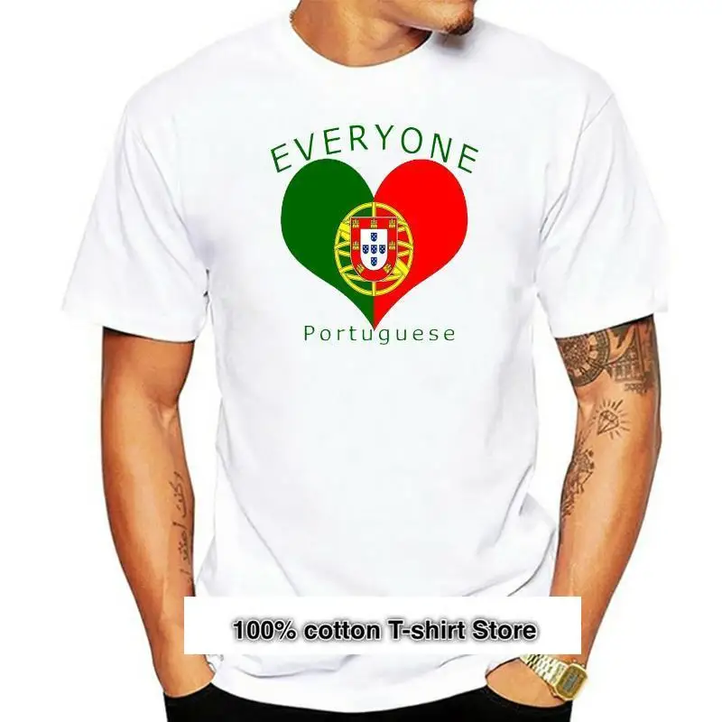 

Camiseta de moda para hombre y mujer, Jersey corto personalizable a la moda, para todo el mundo, portugués, novedad