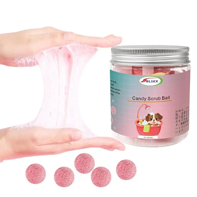 

Dog Bath Balls Bath Pet Salt Ball Fizzies Bath Bombs Cat Cleaning Beauty Spa Bath Ball Bubble Pet Dog Cat Bath Salt Ball