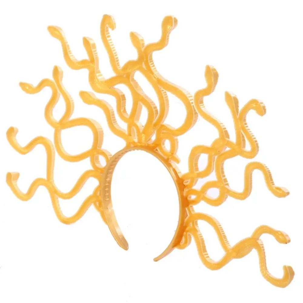 Черная змея головной убор на Хэллоуин повязка для волос реквизит сцены маскарада