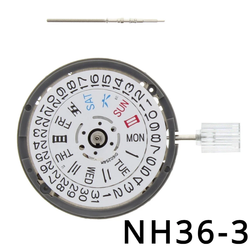 

Подлинный для SEIKO (SII) NH36 NH36A механизм Автоматическая Дата 3 Белый Дата Новинка