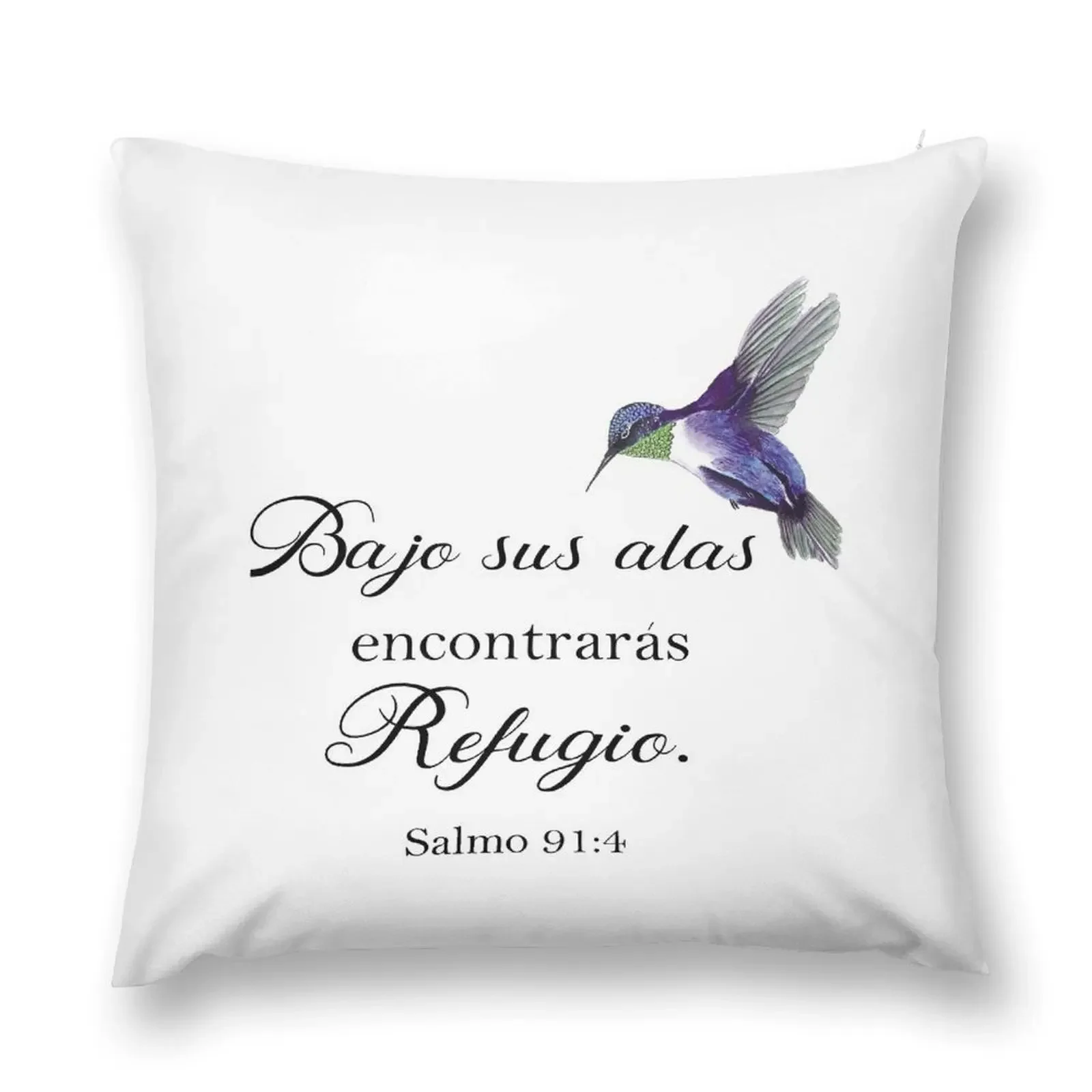 Декоративная подушка Bajo sus alas encontraras refugio