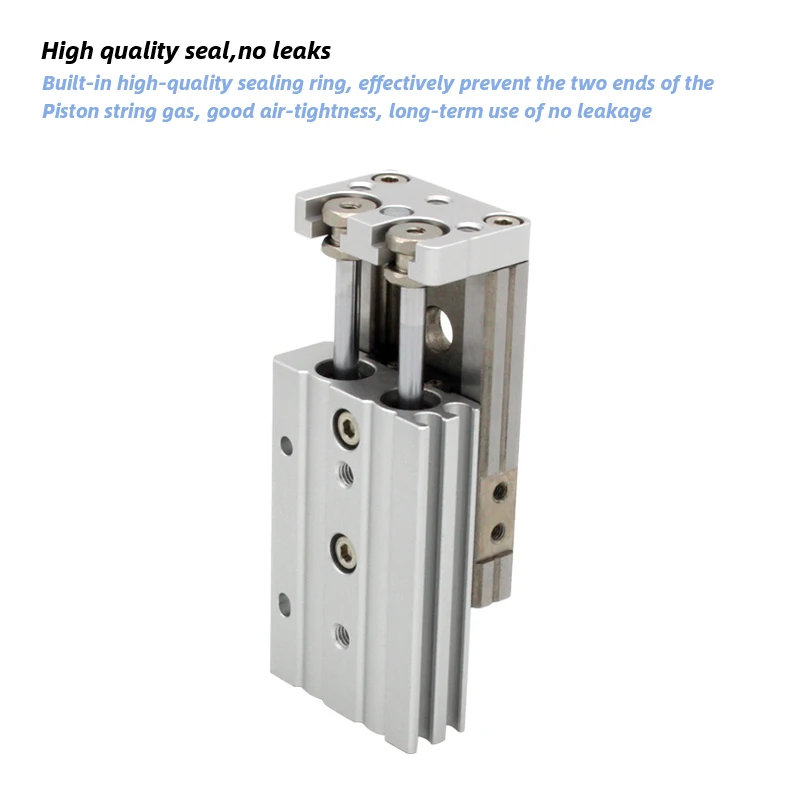 MXQ8 series air slide table dual rod rail pneumatic cylinder bore 8mm stroke 10-75mm MXQ8-10 MXQ8-20 MXQ8-50A/AS/AT/B/BS/BT