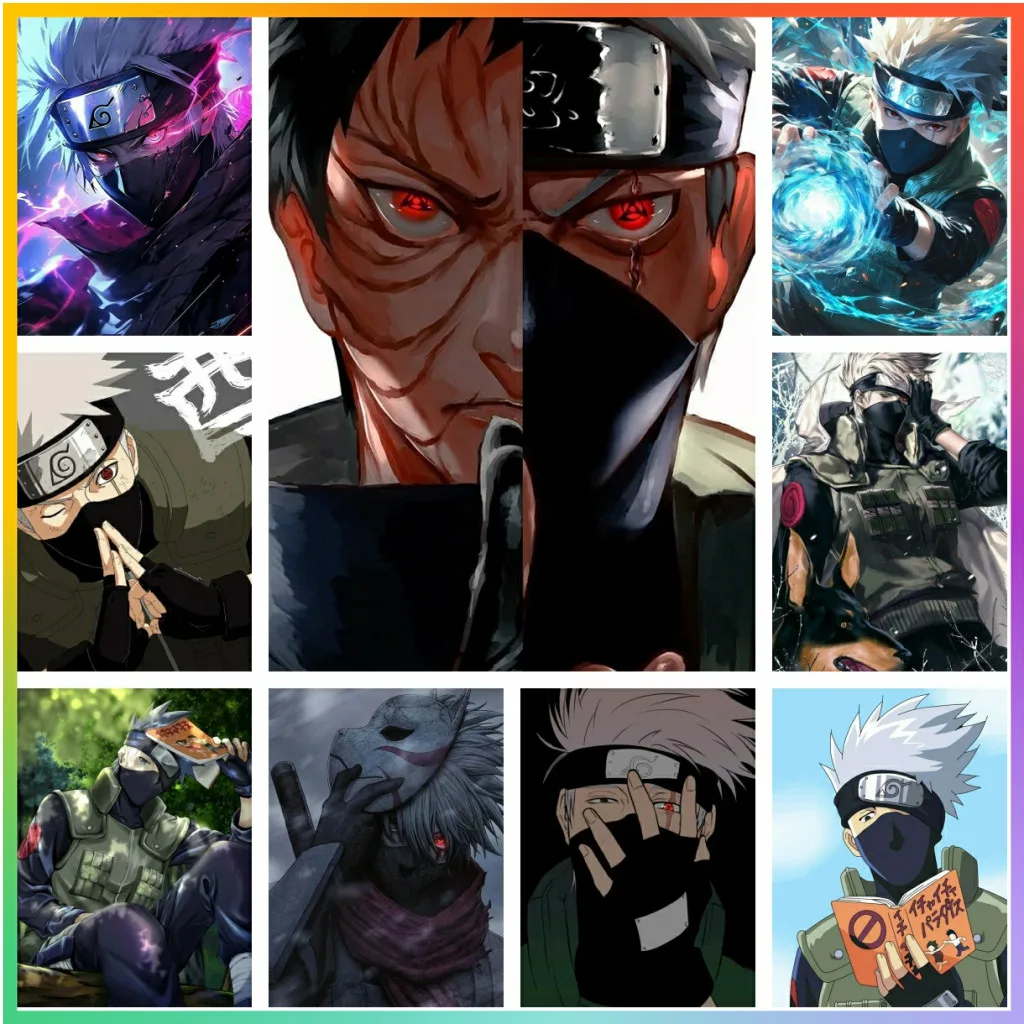 5D DIY Комплект Алмазной Живописи Хатаке Наруто И Саске Вышивка Крестиком Полная