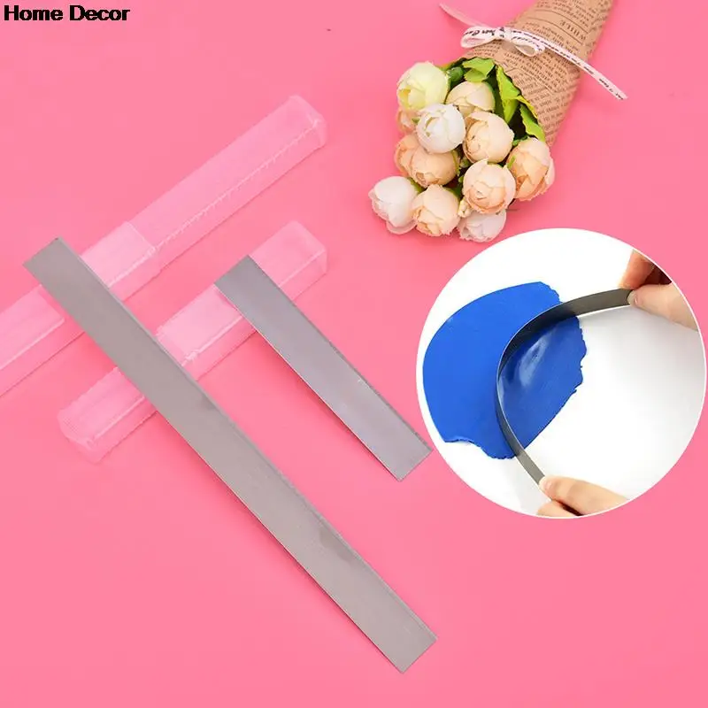 

2 шт., режущие лезвия для полимерной глины, 4/8 дюймов, 10 см, 20 см