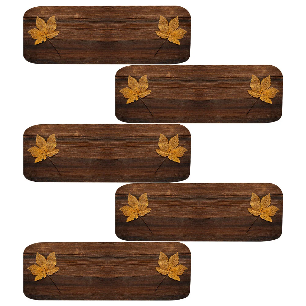 

Самоклеящиеся фотообои с рисунком досок, 5 шт., Нескользящие Фотообои