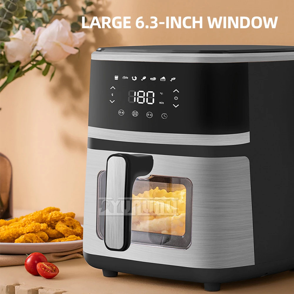 Бытовые видимые электрические фритюрницы большой емкости 1350 Вт