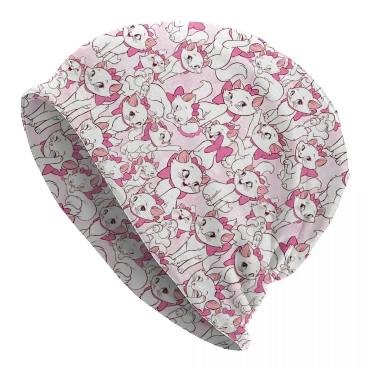 Изготовленные на заказ шапки Aristocats Marie Cat Skullies зимние теплые в стиле хип-хоп для