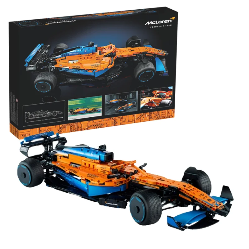 

Creative Technical 42141 McLarens Formula 1 Race Car Model Buiding Kit Block Self-locking Bricks MOC Toys for kids Birthday gift