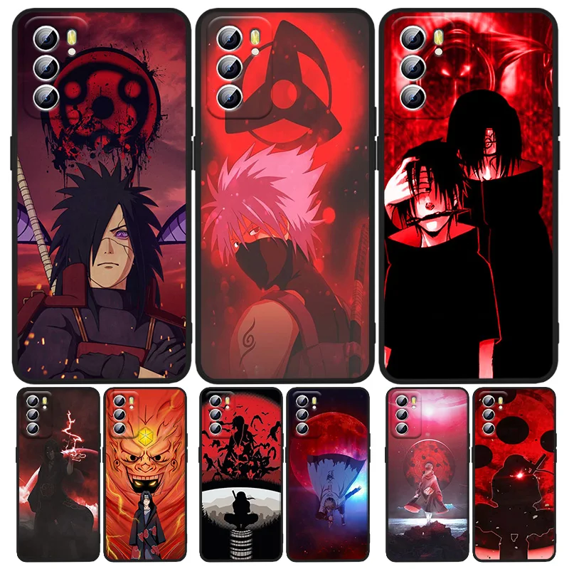 

Anime Naruto Hatake For OPPO A5 A9 A12 A16 A16S A52 A53S A53 A54S A55 A72 A73 A74 A76 A94 2018 2020 4G Black luxury Phone Case