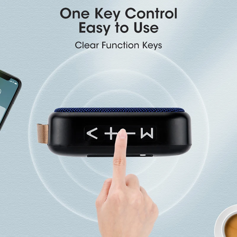 Портативная Bluetooth-колонка беспроводная басовая колонка водонепроницаемая