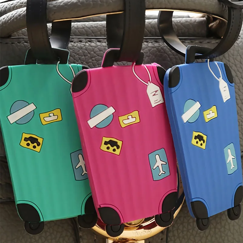 Luggage Pattern Women Men  Luggage Tag Travel Accessories PV