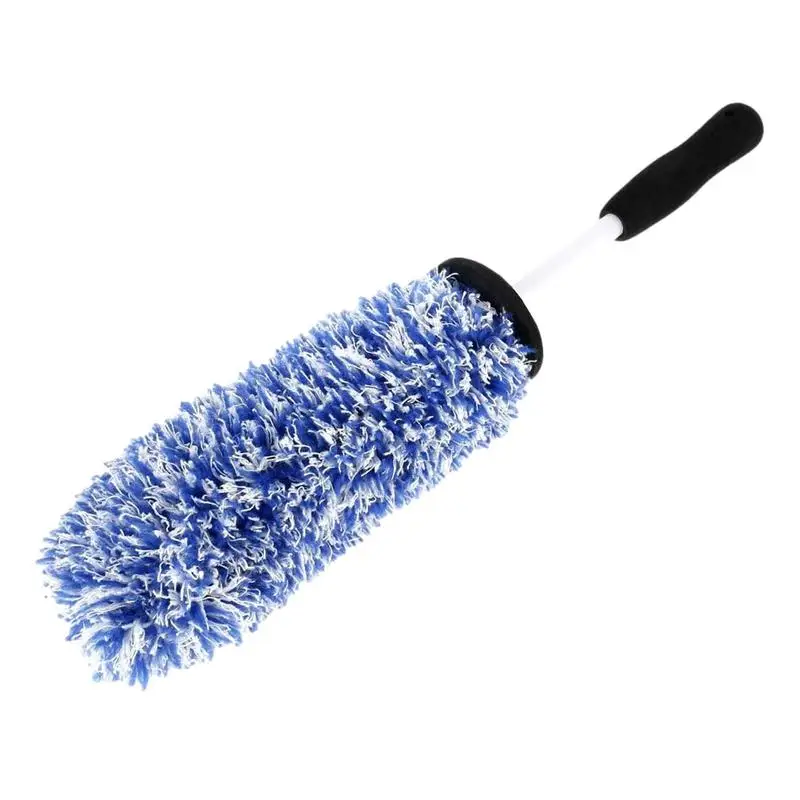 

42X8cm Automobile Car Wheel Hub Cleaning Brush Microfiber Detailing Brush Durable Rim Wheel Cleaning Tire Washing Sponge Tool