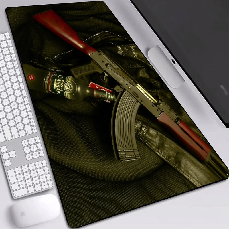 

Коврик для мыши Gun Cool, Большие Настольные персональные коврики, экологически чистый материал, коврик для мыши, нескользящий коврик для игры ...