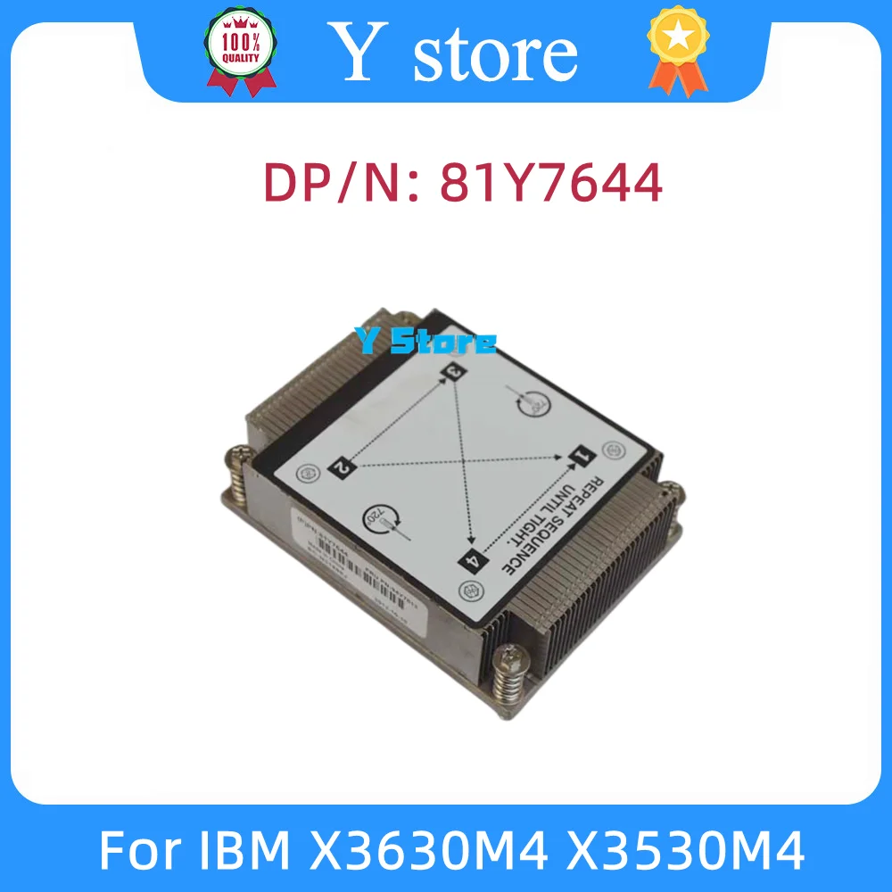 

Y-Store, оригинальный радиатор ЦП IBM Server X3630M4 X3530M4 81Y7644 94Y7813, быстрая доставка