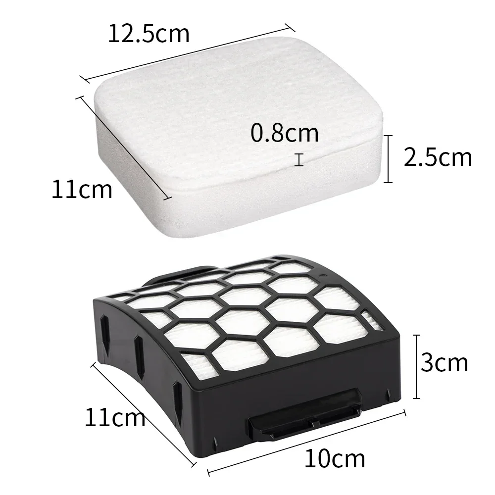 Фото Фильтр HEPA UV850 и поролоновый фильтр для вертикального пылесоса Shark Performance Lift Away UV850 UV900 DuoClean, запчасть # XHF320 & XFFK602UKT №2