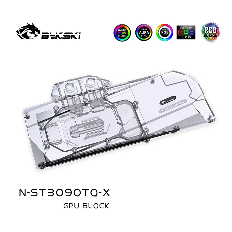 Водяной блок Bykski GPU для Zotac RTX3080-10G6X/3080ti 12G6X/309024G6X Apocalypse OC видеокарта VGA охлаждение |