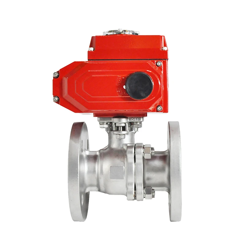 Darhor 220 В переменного тока 380 2 дюйма фланец из нержавеющей стали 304 шаровой кран с