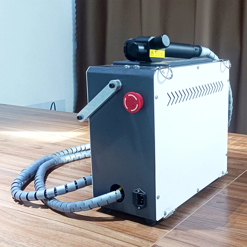 

50w 100w Backpack pulse laser cleaning machine metal rust laser cleaning