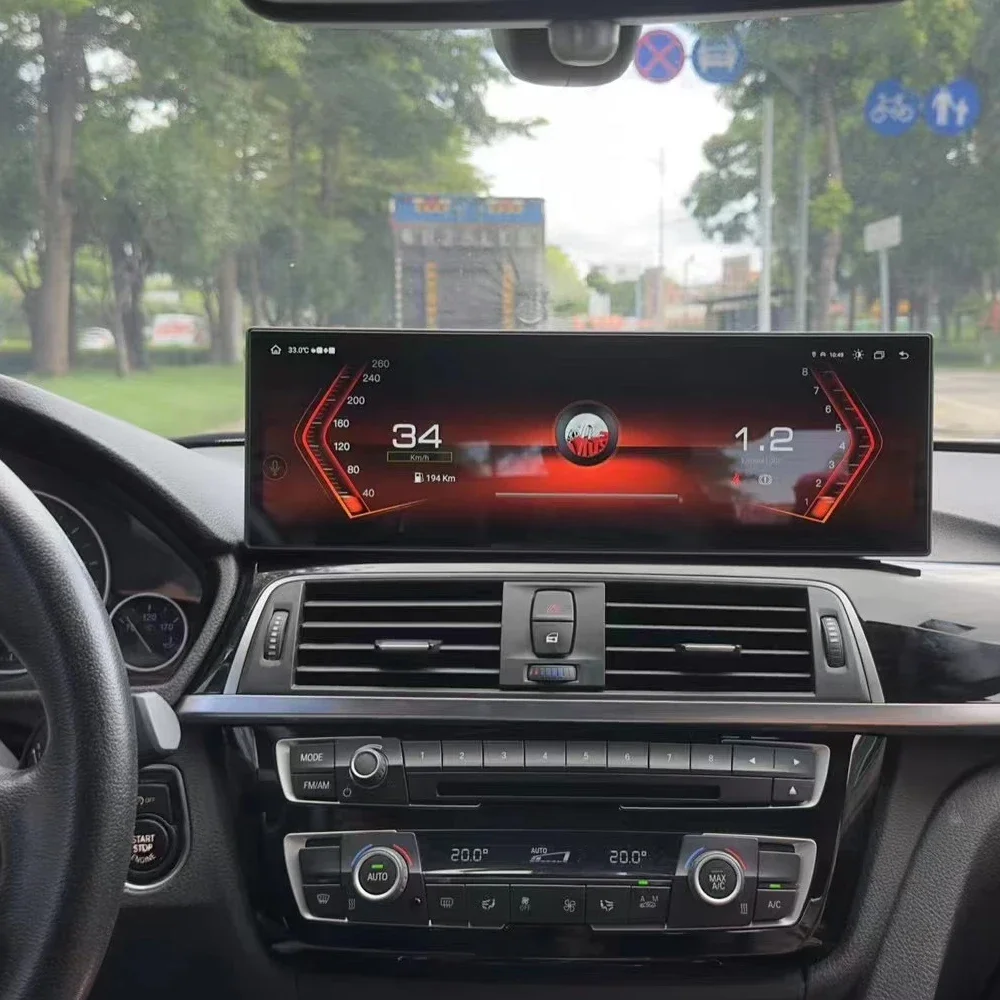 ID8 14 9 дюймов Android 13 Carplay 4G для BMW 4 серии F30 F31 F36 Автомобильный мультимедийный плеер