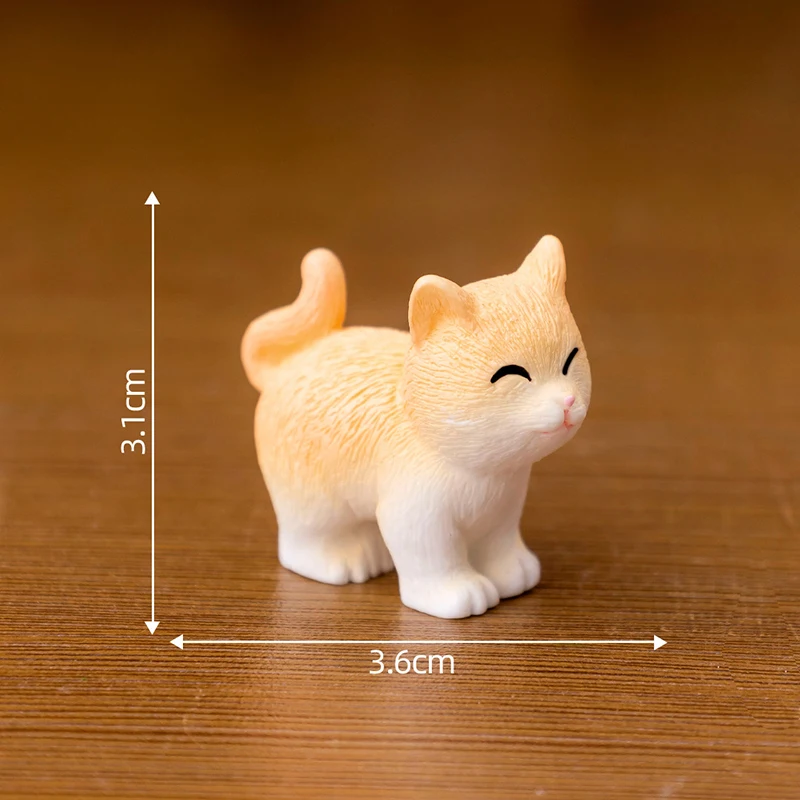 

Миниатюрная фигурка кота из смолы N2HAO