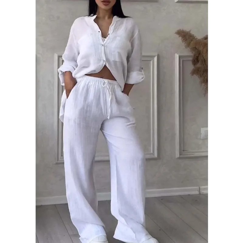 Женские комплекты из двух предметов весна-осень новые повседневные простые