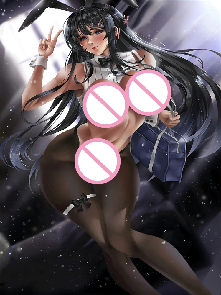 

Anime Sakurajima Mai (Rascal Does Not Dream of Bunny) Natural Velvet Milk Fiber Flannel Fleece Peach Skin Material Bed Sheet