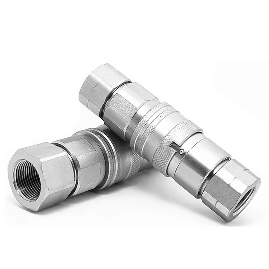 

Fast Flat Hydraulic Coupler Oil Connector High-pressure