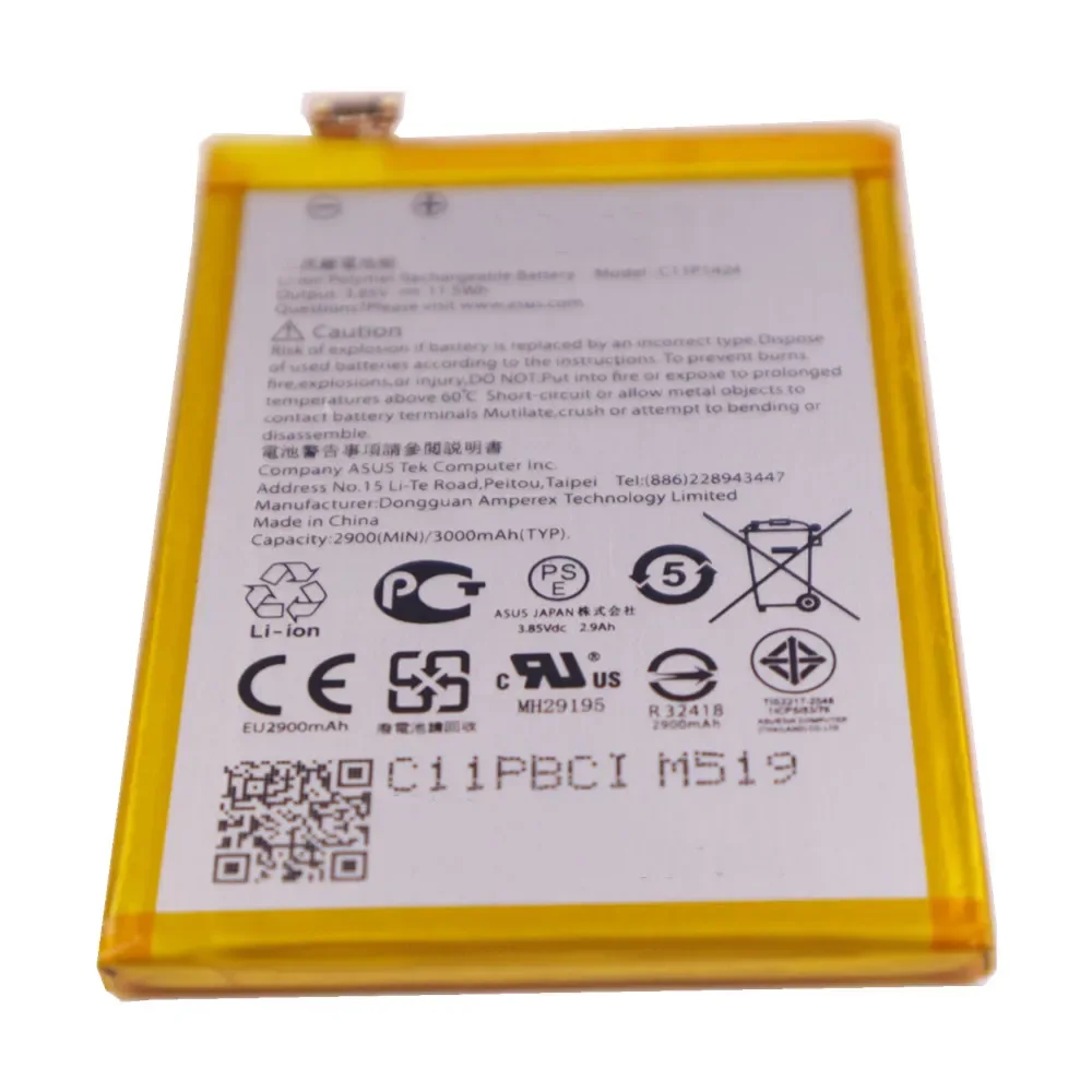 c11p1424 аккумулятор для телефона Asus ZenFone 2 ze550ml z008d ze551ml z00ad 3000 мАч