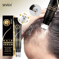 sevich hair growth products essential oil anti hair loss treatment roller massage scalp repair damaged natural health hair care