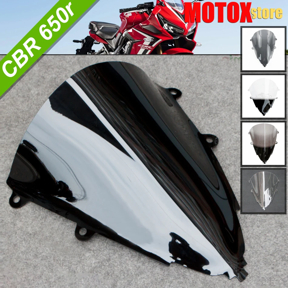 

Fit For Honda 2019 - 2022 CBR650R CBR 650R Motorcycle Accessories Windscreen Windshield Wind Screen 2020 2021