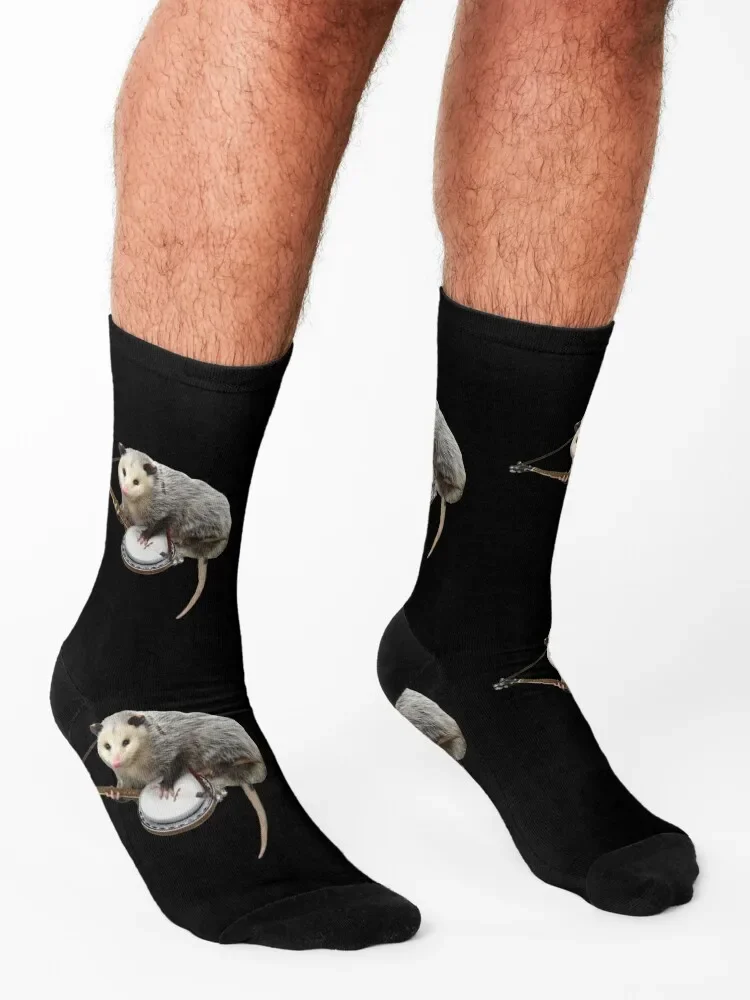 Opossum игровые банджо носки Модные хоккейные футбольные Гольфы мужские женские