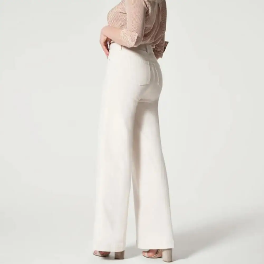 Stylish Lady Pants Elastic Loose Gradient Color Ladies Jeans  Casual Ladies Pants Female Clothing