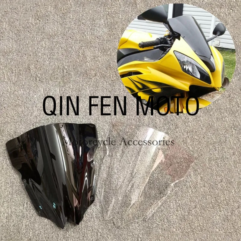 

Fit For Yamaha YZF 600 R6 2008 2009 2010 2012 2013 2014 2015 2016 Windshield WindScreen Motorcycl Screen